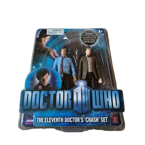 NEW Doctor Who The Eleventh Doctor's Crash Set of 2 Action Figure Set - Picture 1 of 3
